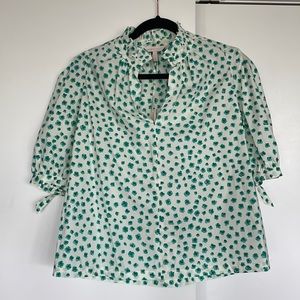 Rebecca Taylor Emerald Daisy Top NWT Size 4